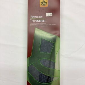 SpencoRX Thinsole Orthotic Arch Supports Full-Length W(7-8) M(6-7)